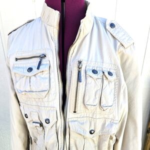 Tommy Hilfiger Beige Utility Jacket